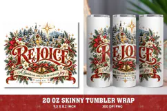 Emmanuel Christmas Tumbler Wrap, Christian Christmas 20oz Tu Product Image 1