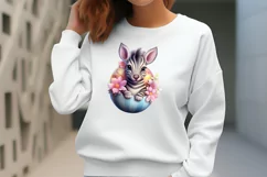 Adorable Animal Bunny Clipart, Watercolor Clipart Product Image 2