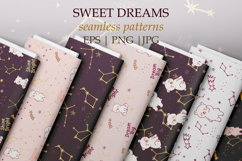 Seamless Pattern of sleeping bears Product Image 3