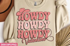 Howdy Valentine PNG, Western Valentine Sublimation PNG Product Image 3