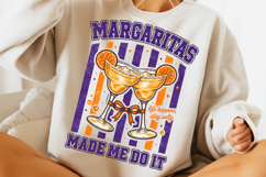 Margaritas Made Me Do It PNG, Funny Summer Drink PNG, Summer Product Image 4