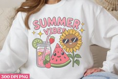 Summer Vibes PNG, Vintage Summer Sublimation PNG Product Image 2