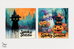 Spooky Season digital paper Product Image 2