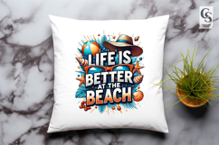 Beach Sublimation Clipart PNG Product Image 2