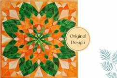 Floral Pillow Case Design, Geometric Pillow Sublimation Product Image 2