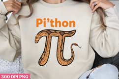 Pi&#039;thon PNG, Pi Day Sublimation PNG Product Image 3