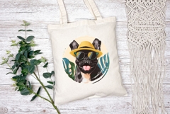 Cartoon French Bulldog Dog Illustration, French Bulldog PNG Product Image 2