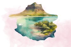 Watercolor Mauritius Product Image 2