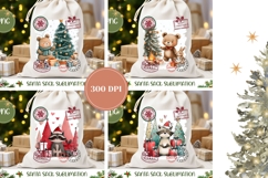 Christmas Raccoon Santa Sack, Winter Santa Sack Designs Product Image 2