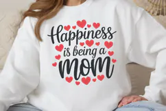 Happiness is being a mom PNG, Mothers Day Sublimation PNG Product Image 2