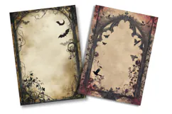 Gothic Witchy Junk Journal Pages Product Image 2
