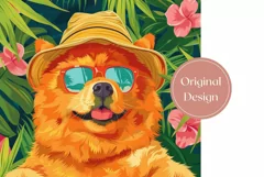 Summer Tumbler Wrap, Chow Chow Dog Tumbler Sublimation Product Image 2