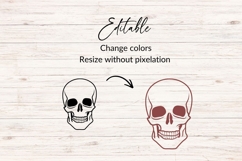 Halloween Skull SVG Product Image 2