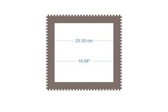 Weaving loom square 4 side small digital download file fiber Product Image 2