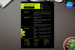 31 Vibrant Simple Resume - Canva Product Image 2