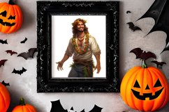 Funny Prehistoric Christmas Clipart Sublimation Product Image 2