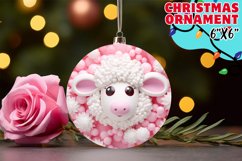 Sublimation Sparkle: 3D Round Animal Ornaments Product Image 1
