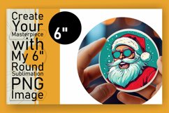 Festive Pop Art Sublimation Circle Designs Product Image 1