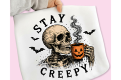 Stay Creepy PNG, Retro Dripping Heart Halloween PNG, Spooky Product Image 7