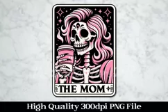 The Mom Tarot Card PNG Sublimation Design Product Image 1