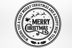 Vintage Christmas Sign SVG Product Image 2