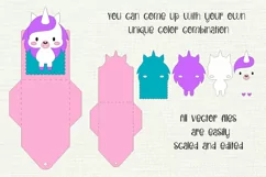 Cute Unicorn | Birthday Gift Card Holder | Paper Craft Product Image 2