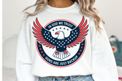 In God we trust Svg Design | Svg Cut Files | Shirt Svg Product Image 2