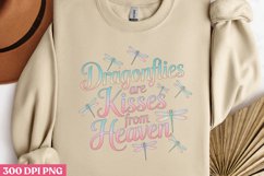 Dragonflies are kisses PNG, Retro Dragonfly Sublimation P Product Image 3