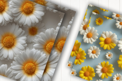 Daisy Flower Floral Digital Paper Product Image 2