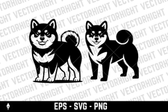 Illustration of a husky dog isolated on white background. Product Image 2
