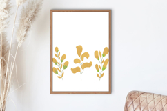 Golden Leaf Trio Embroidery Design Product Image 2