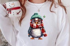 Christmas Farm Animals Sublimation Clipart Product Image 2