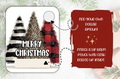 Rustic Christmas Tree Money Card, Christmas Gift Cards Product Image 2
