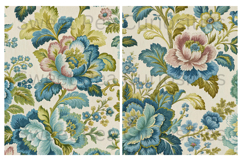 Shabby Chic, Blue, Flowers, Papers, Junk Journal Product Image 2