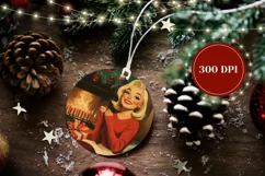 Cartoon Christmas Ornament PNG, Christmas Presents Ornament Product Image 2