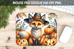 Watercolor Fox Mouse pad Sublimation - Animal PNG Design Product Image 1