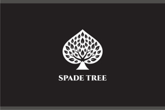 Spade Tree Logo Design Vector Illustration Product Image 2