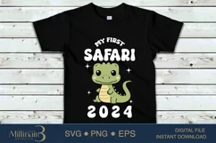 My First Safari 2024 SVG PNG Sublimation | Newborn |Vacation Product Image 2