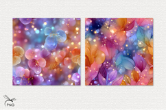 Rainbow digital paper, background clipart Product Image 2