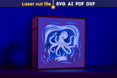 Octopus Box SVG laser cut file for Glowforge Product Image 2