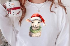 Christmas Farm Animals Sublimation Clipart Product Image 2