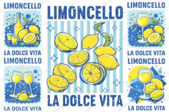Retro Limoncello PNG, Lemon Summer PNG, Summer Vibes PNG Product Image 3