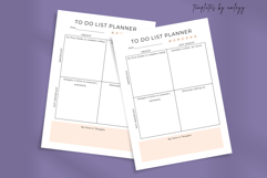 To-Do List Eisenhower Box Planner Template | Productivity Product Image 2