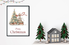 Cartoon Christmas Mouse Greeting Card, Happy Christmas Card Product Image 2