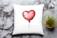 Heart Balloon Clipart PNG Product Image 3