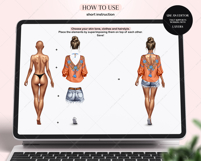 Hippie Girls Clipart Portrait Creator Product Image 2