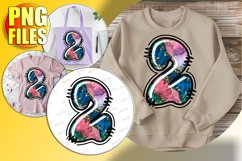 2 Doodle Letter Valentine Sweet Loving Heart! Product Image 1