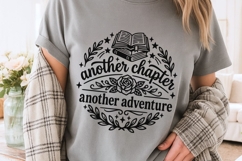 Another Chapter Another Adventure Svg, Book Lover Svg. Product Image 3