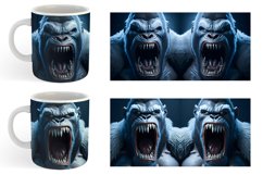 Illustration Angry King Kong| Mug sublimation design Product Image 4