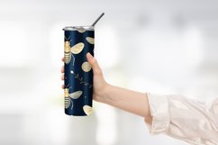 Bee And Flower Tumbler Wrap Design Product Image 2